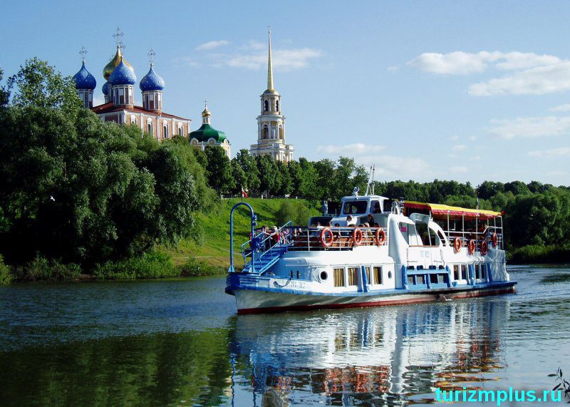 По Оке в Рязань осуществляются круизные туры из разных городов России