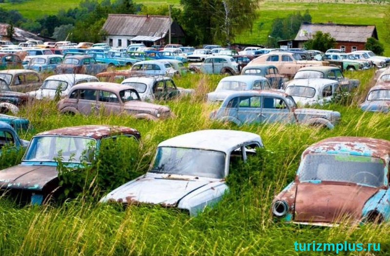 В коллекции Михаила Красинца в Тульской области насчитывается свыше 300 автомобилей самых разных марок и размеров